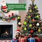 Set of 16 Christmas Tree Ornaments Decorations Balls (Red and Green)